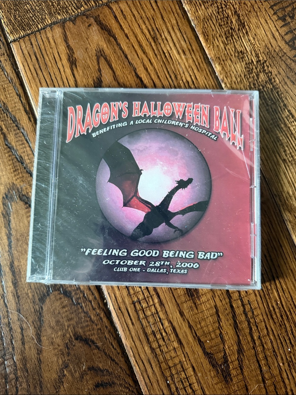 Dragon's Halloween Ball CD - Red & Black Album Art